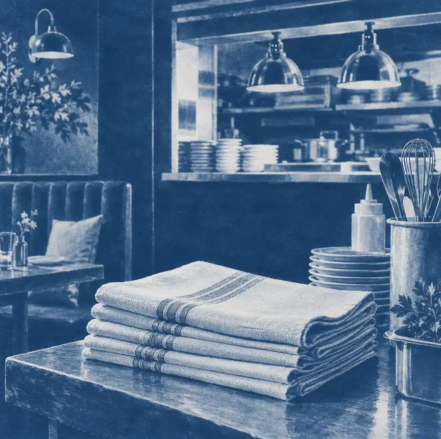 Illustration of restaurants equipment and workspace